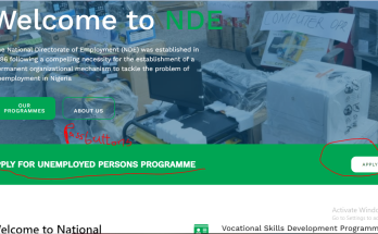 NDE recruitment begins