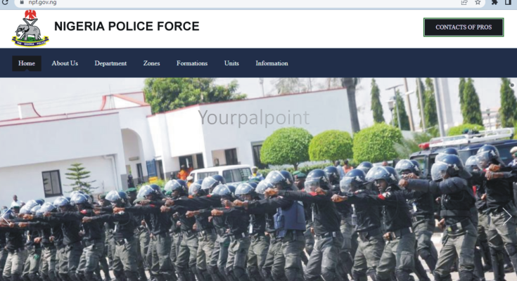 Nigeria Police Recruitment Portal