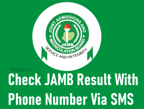 check jamb result with phone number using sms - JAMB result checker