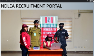 recruitment portal 2023 ndlea @ https://recruitment.ndlea.gov.ng/