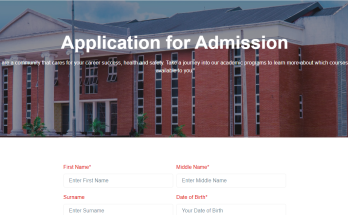 Nigerian British University (NBU) Post UTME Admission Form