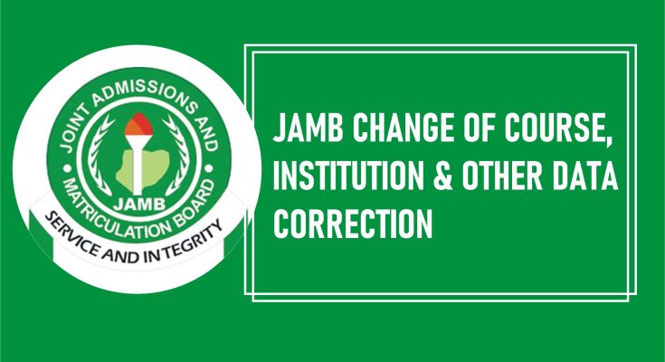 jamb change of course